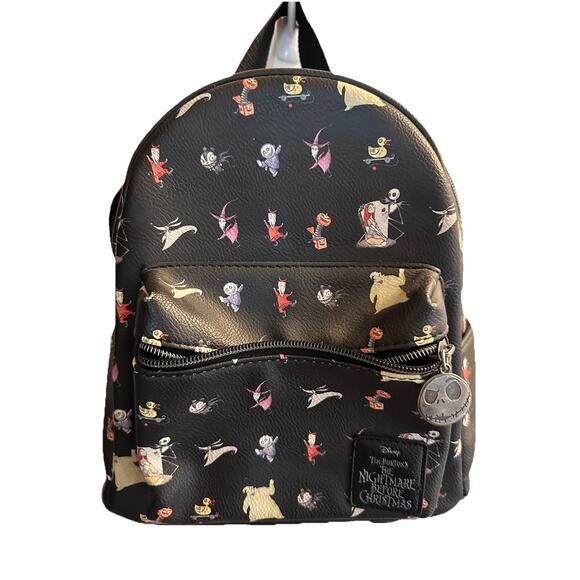 Loungefly Disney Tim Burton’s The Nightmare Before Christmas Mini Backpack - Picture 1 of 7